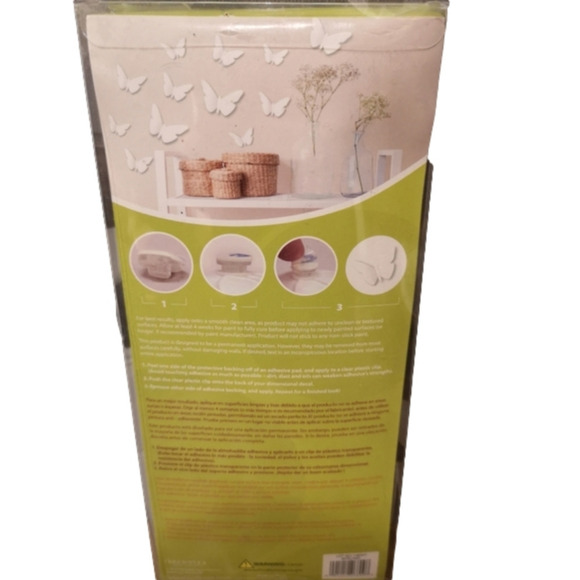 Wall pop's 3D butterflies. Room decor, wall art, butterfly - Picture 4 of 5